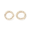Brass Twisted Open Jump Rings X-KK-WH0060-02B-G-1