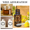 6 Sheets 3 Styles PVC Blank Self-Adhesive Stickers for Seasoning Jar DIY-GO0001-19-5
