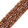 Electroplate Glass Beads Strands EGLA-A044-T1mm-B02-1