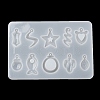 Geometrical Shape DIY Pendant Silicone Molds DIY-E070-01B-3