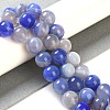 Natural Striped Agate/Banded Agate Beads Strands G-Z060-A01-C26-5