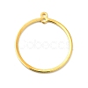 Rack Plating Brass Connector Charms KK-E067-27G-2