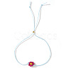 Flower Resin Beaded Slider Bracelets for Women SL9741-7-1