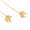 Brass Flower Head Pins FIND-B009-03G-3