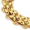 304 Stainless Steel Link Chain Bracelets BJEW-P315-01A-G-2