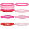 6Pcs 6 Colors Handmade Polymer Clay Stretch Bracelets BJEW-SW00138-1