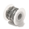 Tarnish Resistant 304 Stainless Steel Rectangle Link Chains STAS-B041-09P-4