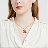24Pcs 4 Style Alloy Spray Painted Enamel Pendants ENAM-SZ0002-94-5