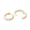 Brass Micro Pave Cubic Zirconia Hoop Earrings EJEW-P259-09G-2