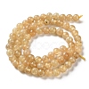 Natural Yellow Garnet Beads Strands G-Z129-C01-6mm-02-3
