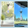 3Pcs Crystal Glass Hanging Sun Catcher AJEW-TADJ0001-08A-7