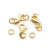 Brass Double Opening Lobster Claw Clasps FIND-TA0001-46G-3