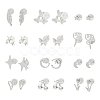 2 Pairs Alloy Stud Earrings for Women EJEW-FS0001-27L-2