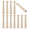 12Pcs Alloy Cord Ends FIND-HY0004-71LG-1
