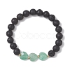 Natural Mixed Gemstone Beads Stretch Bracelets for Women BJEW-JB13204-3