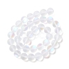 Synthetic Moonstone Beads Strands G-E573-01C-08-2