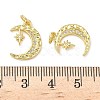Brass Micro Pave Cubic Zirconia Pendants KK-P326-17G-3
