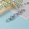 Handmade Opaque Spray Painted Acrylic Link Chains AJEW-JB00869-01-3