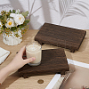 4Pcs Wooden Jewelry Display Pedestals ODIS-WA0001-05-3