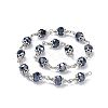 Handmade Glass Beaded Chains AJEW-JB00498-2
