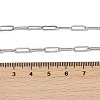 Non-Tarnish Unisex 304 Stainless Steel Paperclip Chain Necklaces X-NJEW-H215-04P-2