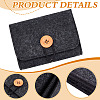 5Pcs Felt Jewelry Storage Bags with Button ABAG-BC0001-71A-3