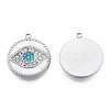 304 Stainless Steel Pendants STAS-N098-163P-1