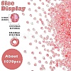 70G Transparent Spray Painted Glass Beads EGLA-YW0005-30A-3