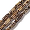 Tibetan Style dZi Beads Strands G-A024-01V-1