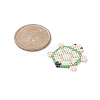 Handmade Loom Pattern Seed Beads PALLOY-MZ00118-2