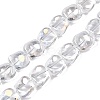 Electroplate Glass Beads Strands EGLA-N012-07A-1