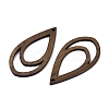 Walnut Wood Pendants WOOD-A025-04F-2