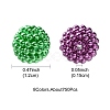 40Pcs 8 Colors Imitation Pearl Acrylic Beads OACR-FS0001-48-4