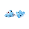 Handmade Lampwork Bumpy Beads Strands LAMP-T021-25D-3