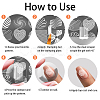 Stainless Steel DIY Nail Art Templates MRMJ-WH0092-111-7