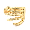 Real 14K Gold Plated Brass Cuff Earrings EJEW-M232-02A-G-2