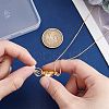 1Pc Brass Box Chain Adjustable Slider Necklaces NJEW-GA0001-16-3