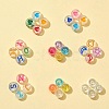 5 Style Transparent Acrylic Enamel Beads MACR-FS0001-23-3