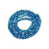 Electroplate Glass Beads Strands EGLA-A044-T2mm-L27-3