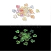 Airplane UV Plating Luminous Rainbow Iridescent Acrylic Beads LACR-R001-06A-1