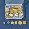 DIY Oval 304 Stainless Steel Cabochon Connector & Pendant Making Kits DIY-FS0008-31-8