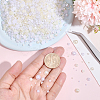 5400Pcs 12 Styles Half Round ABS Plastic Imitation Pearl Cabochons OACR-PA0001-18-4