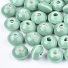 Handmade Porcelain Beads PORC-Q173-20x11mm-21-1