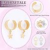 Unicraftale DIY Star Charm Cuff Ring Making Kit DIY-UN0003-68-3