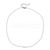 2MM Faceted Round Natural Blue Lace Agate Beaded Necklaces NJEW-JN05918-03-4