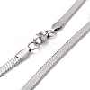 Non-Tarnish 304 Stainless Steel Snake Chains Necklaces NJEW-O058-31P-1