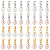 32Pcs Shell Pearl Pendants PALLOY-PH01823-1