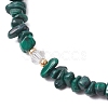 Natural Mixed Gemstone Chip & Glass Beaded Anklets AJEW-AN00682-5