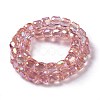 AB Color Plated Glass Beads GLAA-F108-12A-01-2