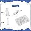 100Pcs Tibetan Style Alloy Glue-on Flat Pad Bails FIND-UN0002-33-3